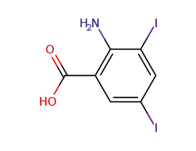 2-amino-3,5-diiodobenzoic acid