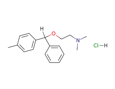 2-[(4-methylphenyl)phenylmethoxy]-N,N-dimethylethanamine hydrochloride